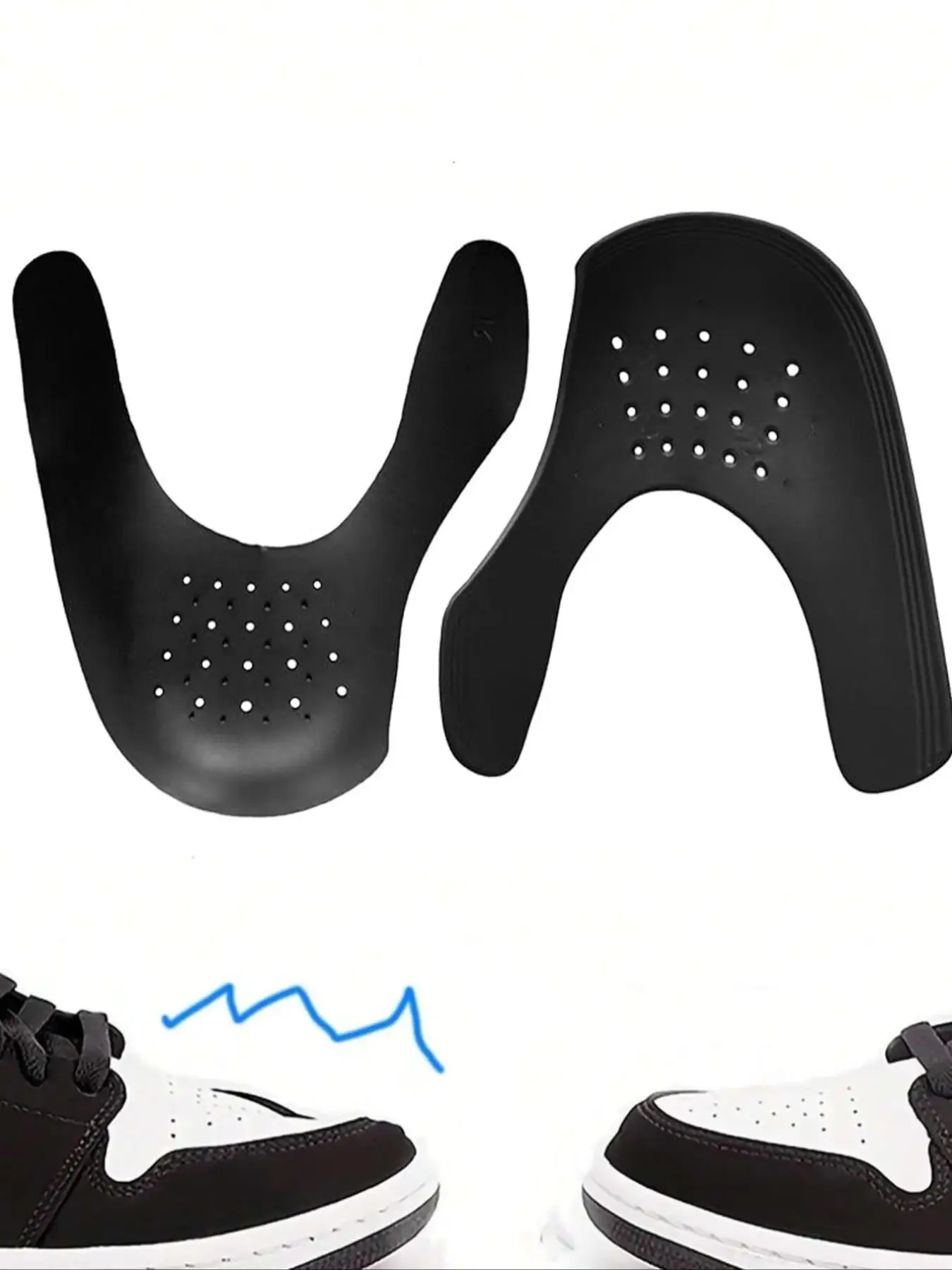 Shoe Crease Protector, Shoe Anti Creases Guard To Prevent Sneaker Creases for Men's 7.5-13 Women's 5-9, Shoes Accessories for Daily Use