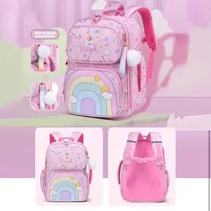 Lovely Rainbow Unicorn Backpack for Girls - Cute School and Travel Backpack with 15" Laptop Compartment, Adjustable Straps and Easy Access Zipper Design