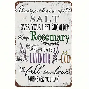 1 Pc Practical Witch Wall Sign, Inspirational Magic Decor, Funny Novelty Metal Sign, Vintage Wall Art Sign, Wall Decor Gift, Tin Sign (8x12''/20cm*30cm),Home Decor ,Room Decor,Wall Decor Gifts Birthday Graduation Iron