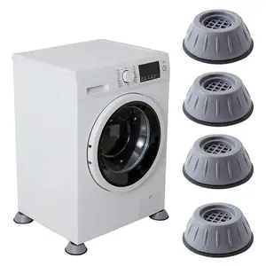 4 Pcs Non-Vibration Washing Machine Feet, Shock and Noise Cancelling Washing Machine Support