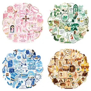 200PCS Jesus Stickers Exquisite Hand Account Materials Phone Cases Laptop Suitcases Water Bottle Decoration Stickers