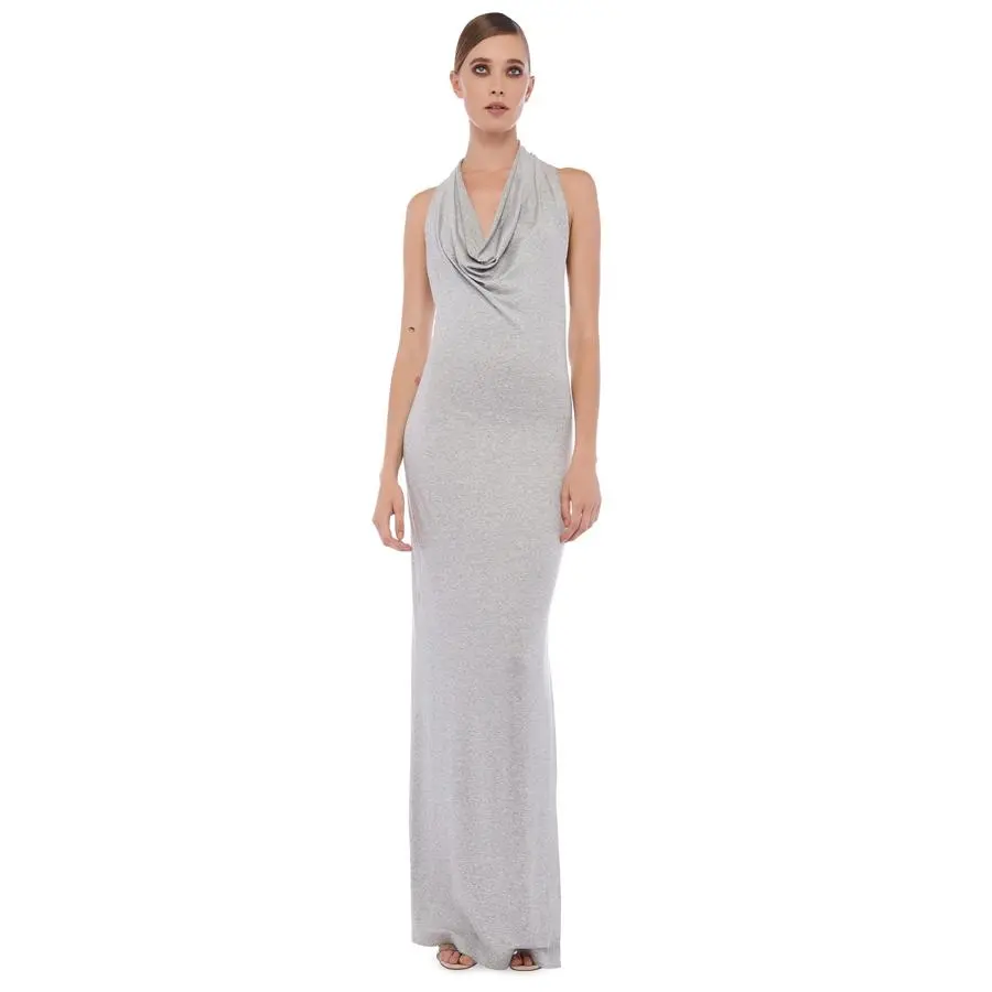 HALTER NEETA SIDE SLIT GOWN