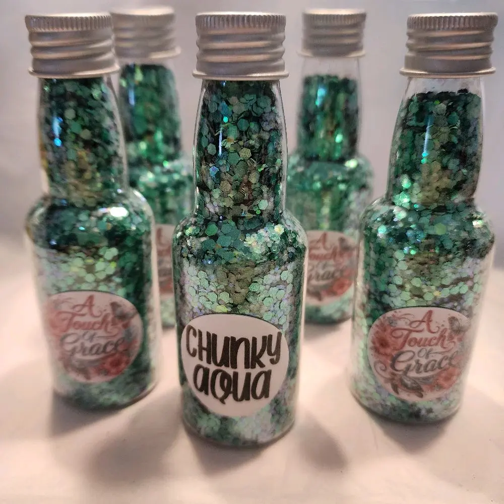 2oz Chunky Aquarium Glitter, Easy to Use, Enhances Aquarium Aesthetics, Creates Unique Visual Appeal for DIY Scrapbooking & Stamping Projects