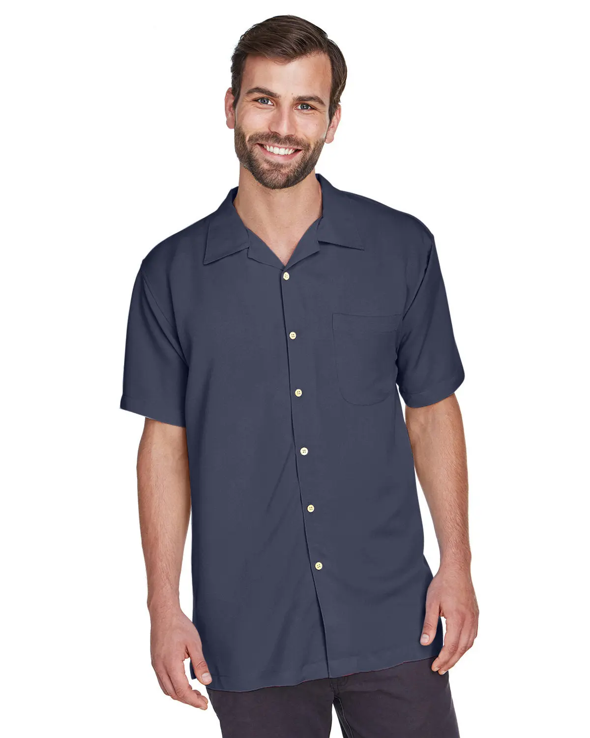 Harriton M570 Men's Bahama Cord Camp Shirt