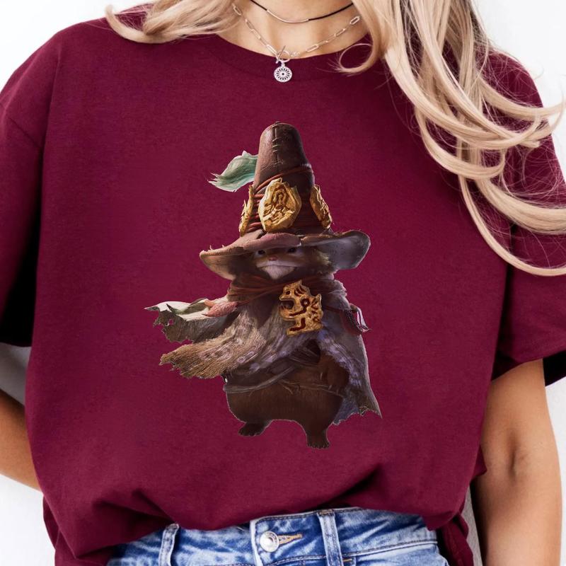 Rove WudWud Monster Hunter Wilds Shirt, Monster Hunter Wilds Vintage Graphic Tee, Fantasy Adventure Unisex Gift for Her, Video Game Shirt