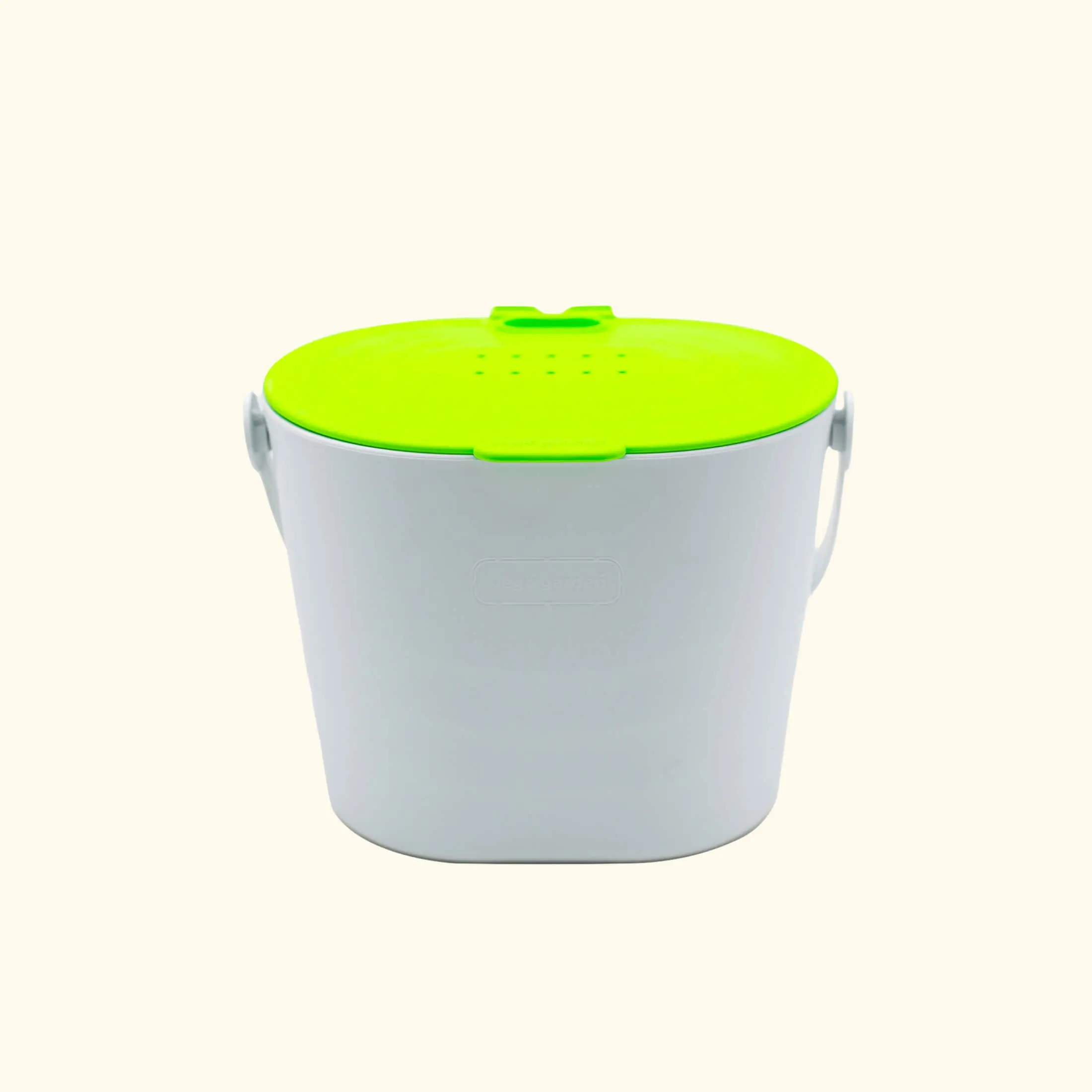 Vego Garden Kitchen Compost Bin Caddy, Food Waste Solutions Tool with Secure Carry for Easy Transport of Compostables from Kitchen to Garden