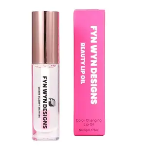 Fyn Wyn Beauty Lip Oil Color-Changing Moisturizing Hydrating Gentle Application Travel-Friendly Lip Care Routine Enhancer