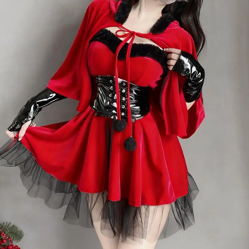 red corset holiday outfit - TikTok Shop