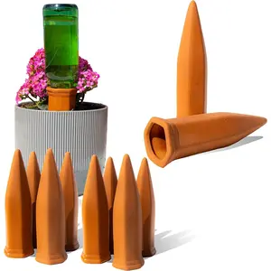 10-Pack  Self Watering Spikes - Terracotta - Automatic  Waterer for Indoor & Outdoor