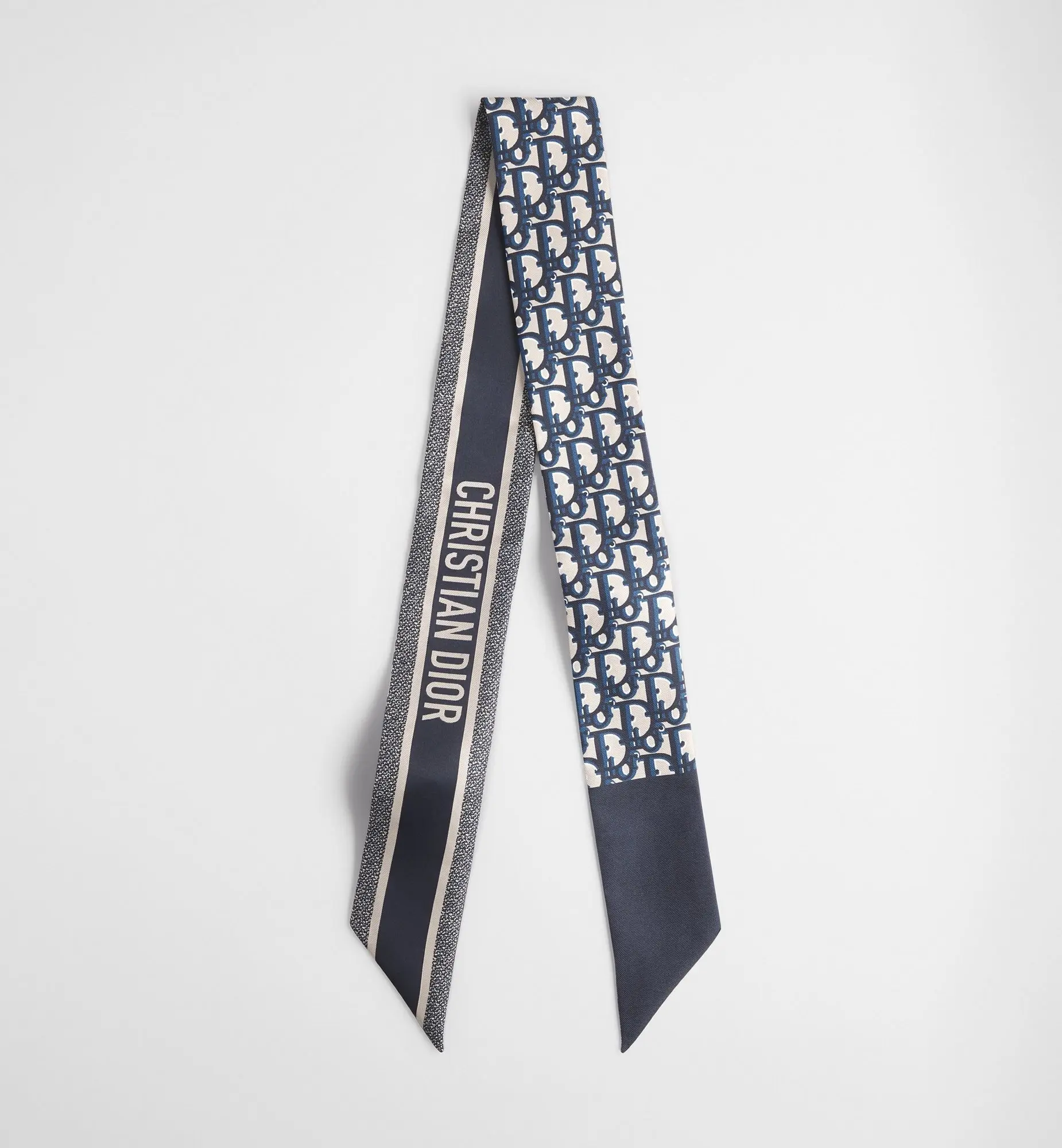 Pre-owned dior monogram twilly new condition full set
