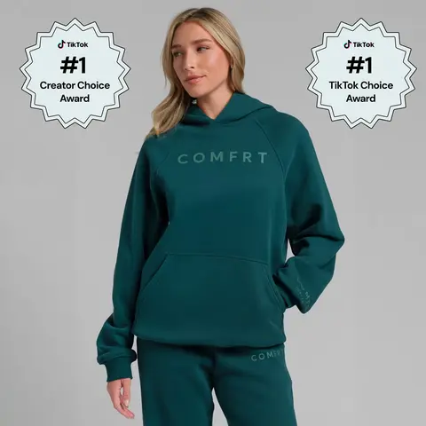 Comfrt | Tranquil Hoodie | Oversized Pullover Sweatshirt Heavyweight Fleece Fabric For Men & Women