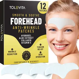 Forehead Wrinkle Patches – 12 Pcs | Smooth Fine Lines & Wrinkles | Anti-Wrinkle Strips for All Skin Types