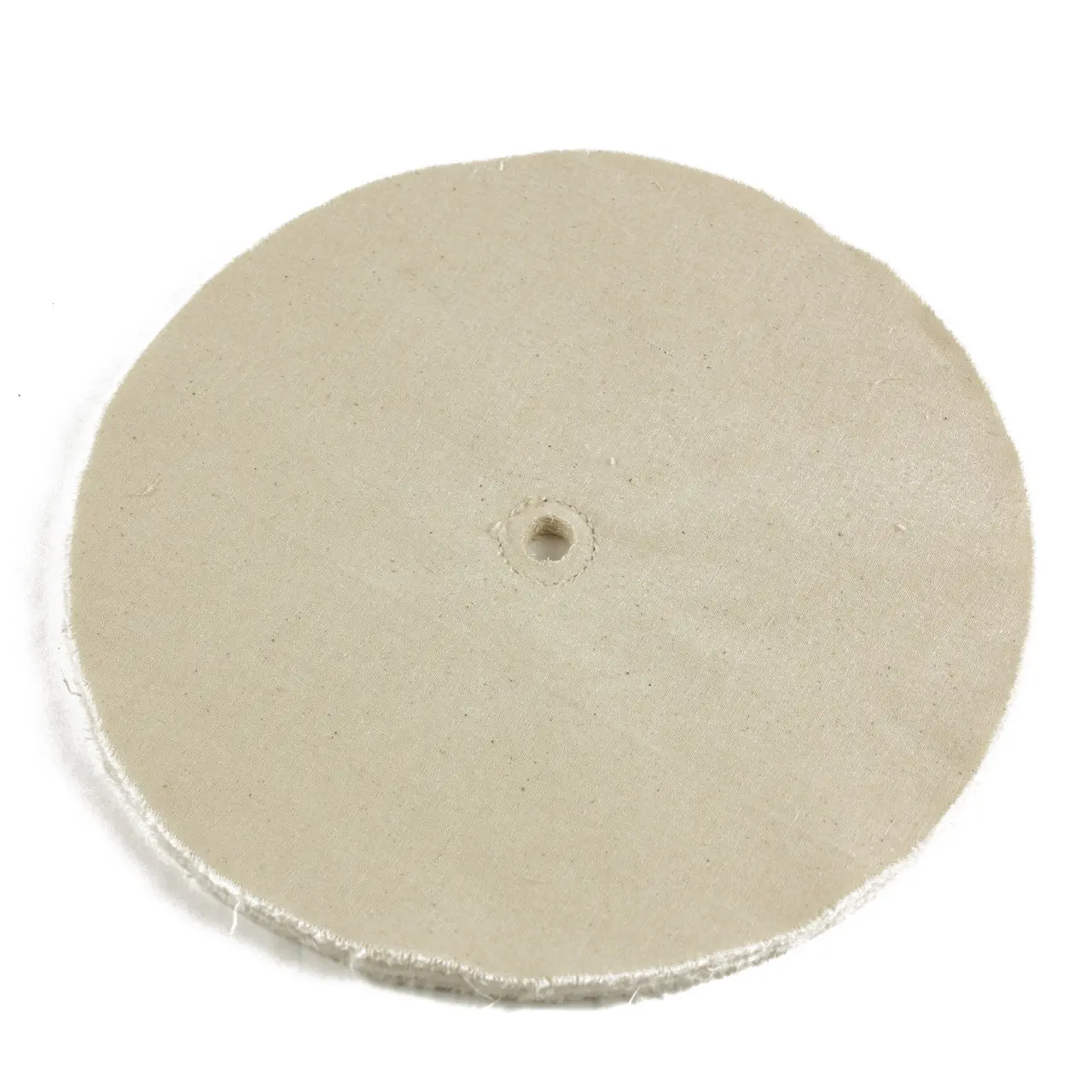 10" x 1/2" Arbor - 20 Ply Loose Muslin Buffing Wheel