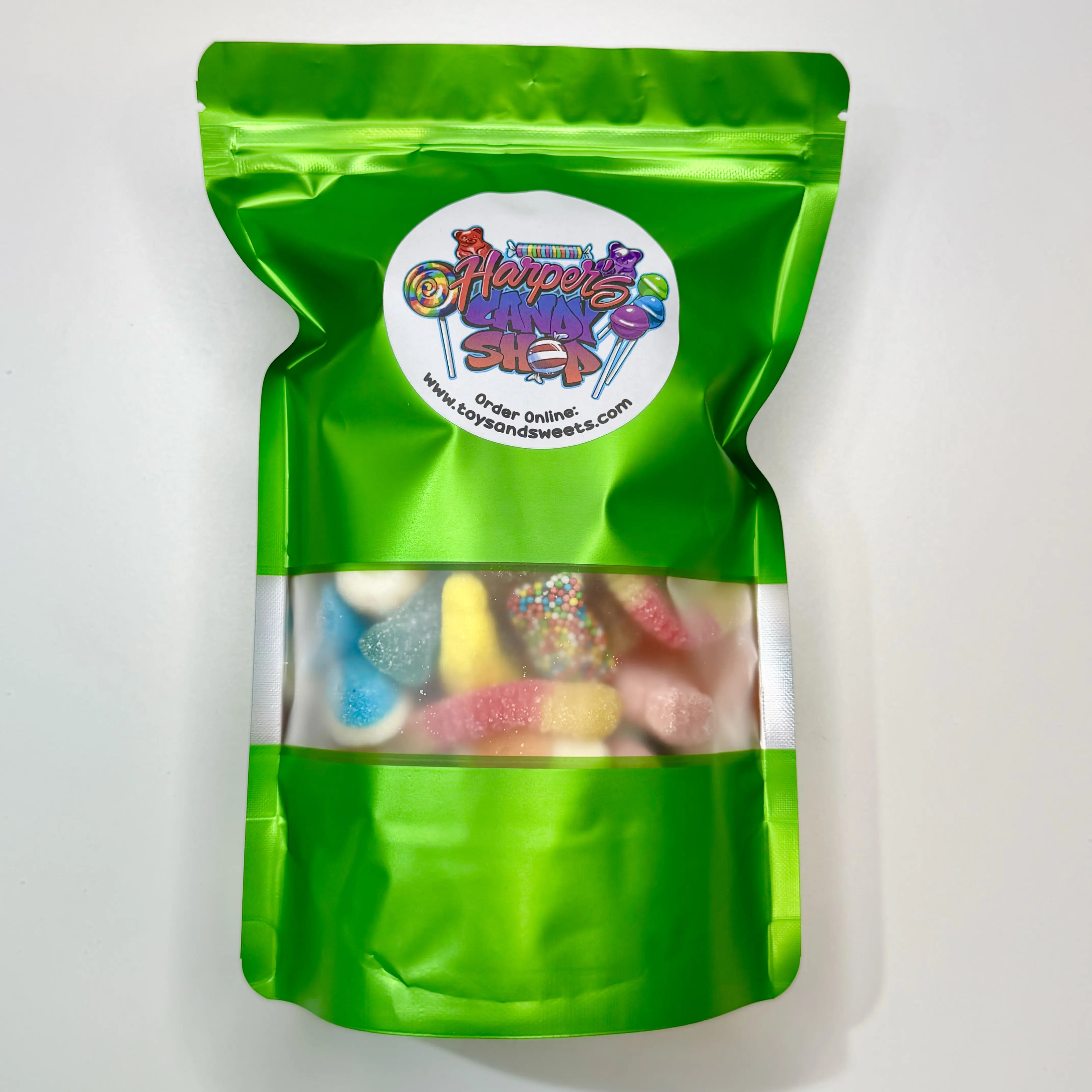 2lb Harper's Premium Candy Mix | Sweet & Sour Assorted Gummy Candies | Filled Gummies, Sour Blue Raspberry, Sour Belts, Swedish Candy, Sweet, Sour Fruit Flavored Sugar