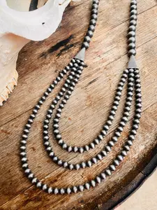 30" Coop Bead Necklace