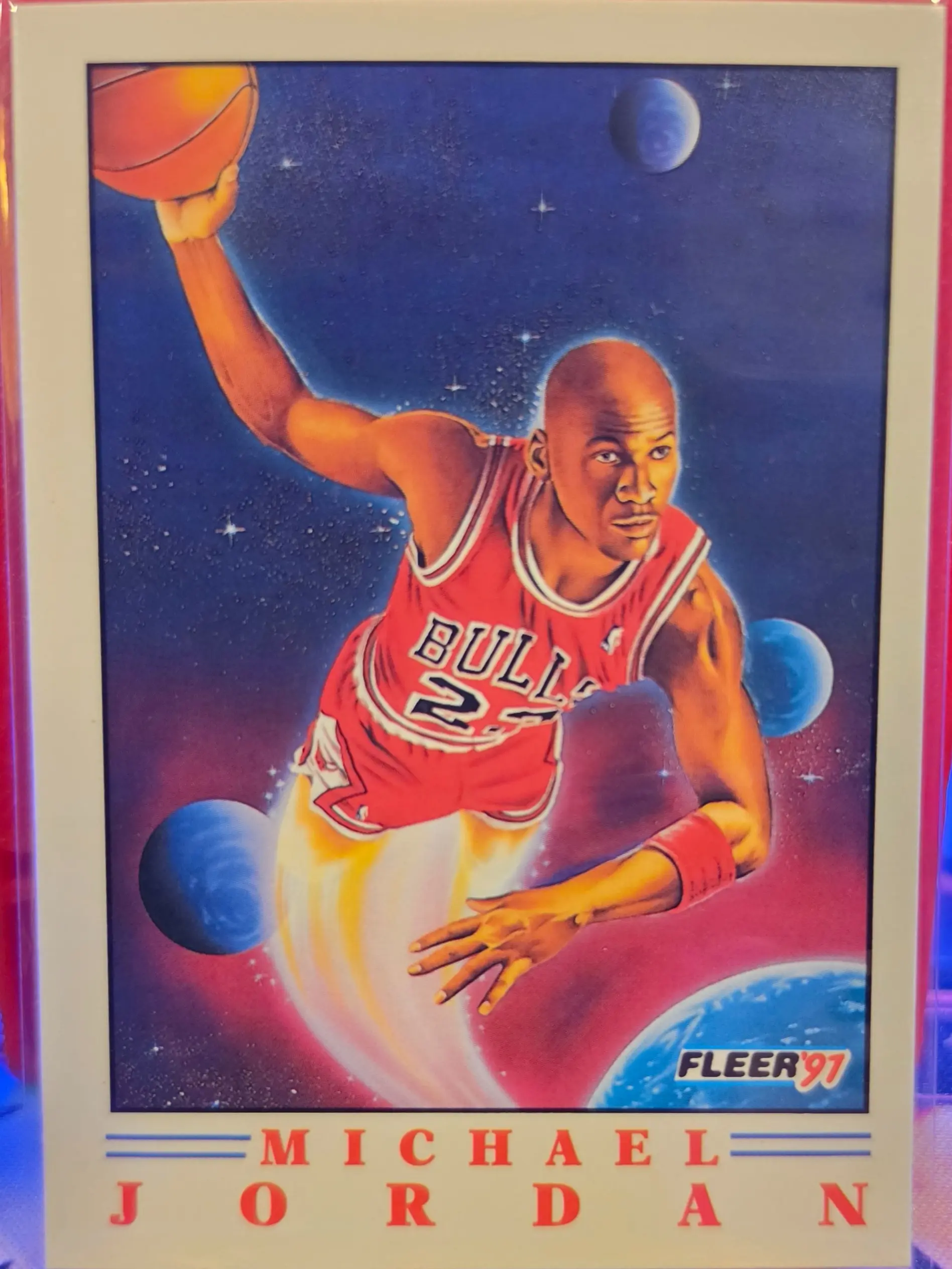 Michael Jordan 1991 Fleer Basketball Card