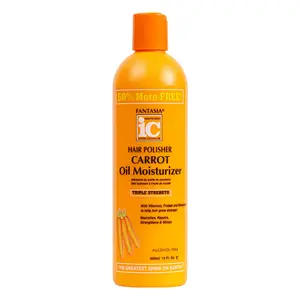 Fantasia IC Carrot Oil Moisturizer 12 oz – Leave-In Hair Treatment, Shine & Hydration for Dry & Fragile Hair