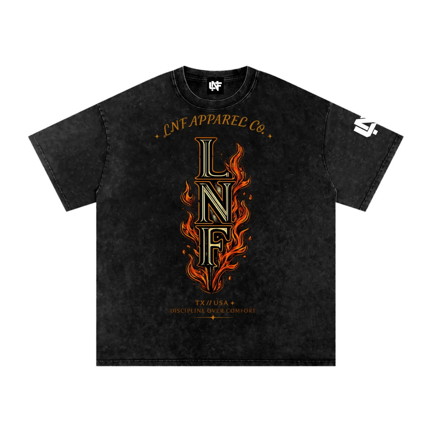 Fuego snow washed Oversized T
