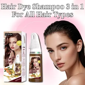 3-in-1 Natural Herbal Hair Dye Shampoo