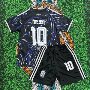 2526 Argentina Children's Sets AWAY Blue No. 10 Messi Short-Sleeve Soccer Jersey