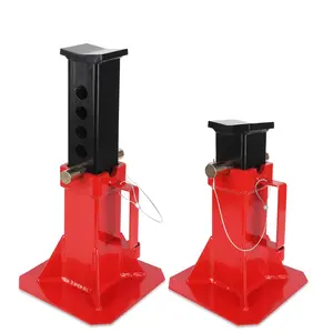 Heavy-Duty Pipe Jack Stands Adjustable Height 11-18 Inch,2500 Lb Capacity Folding Steel Stand,Portable Legs for Automotive & Industrial Projects, 12Ton Capacity