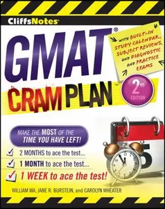 USED-Cliffsnotes GMAT Cram Plan, 2nd Edition by Wheater, Carolyn C. (Paperback)