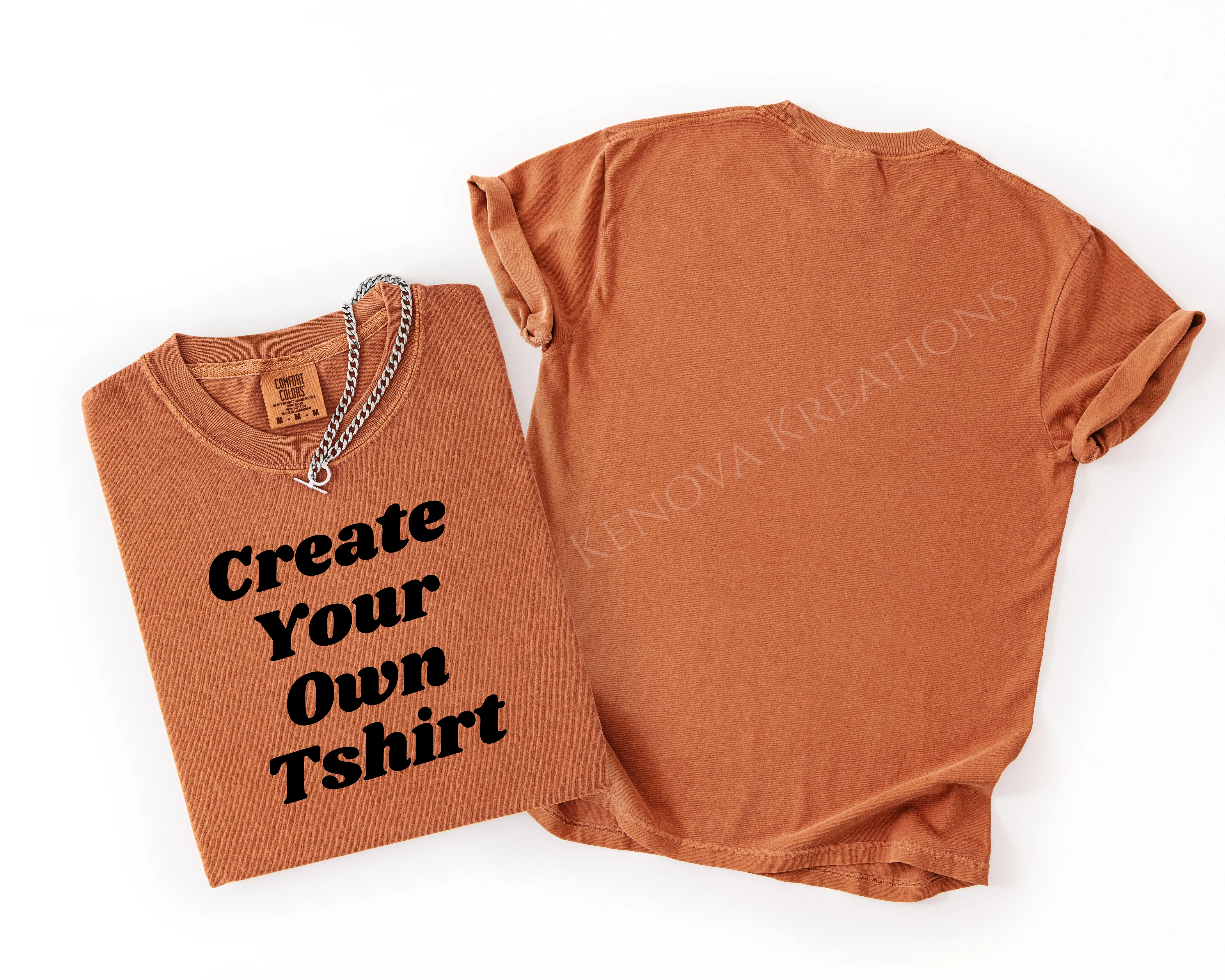 Create Your Own Graphic Tee 1-20 Comfort Colors Screenprinted DTF Cotton Tshirt