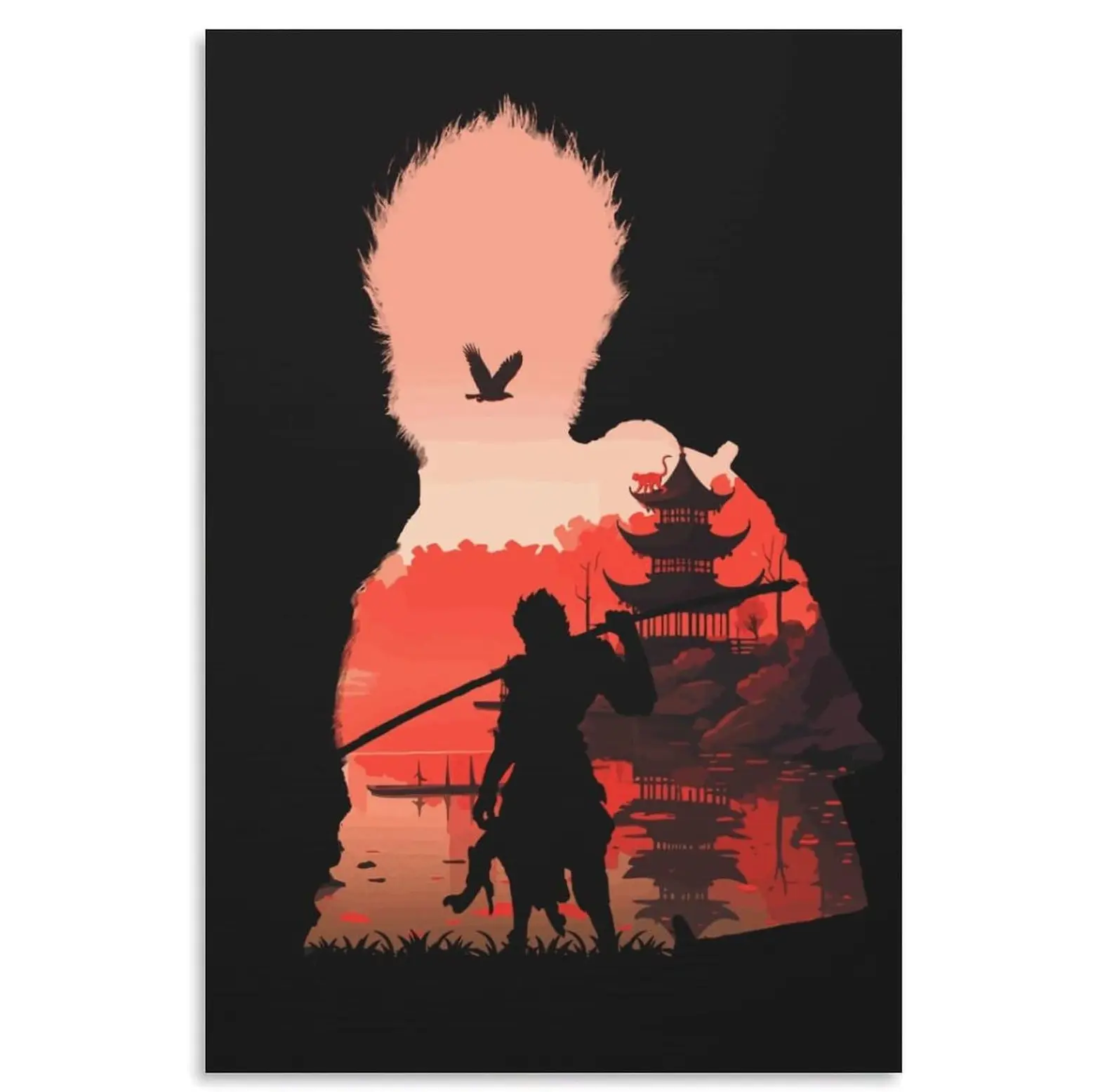 Black Myth WuKong Poster, Game Black Myth WuKong Gaming Posters (NO FRAME)