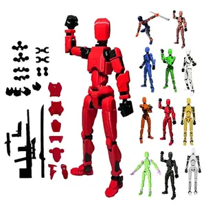Multi-Jointed Movable Shapeshift Robot With Women's Accessories 3D Printed Mannequin Dummy 13 Figures Toys For Kids Adult