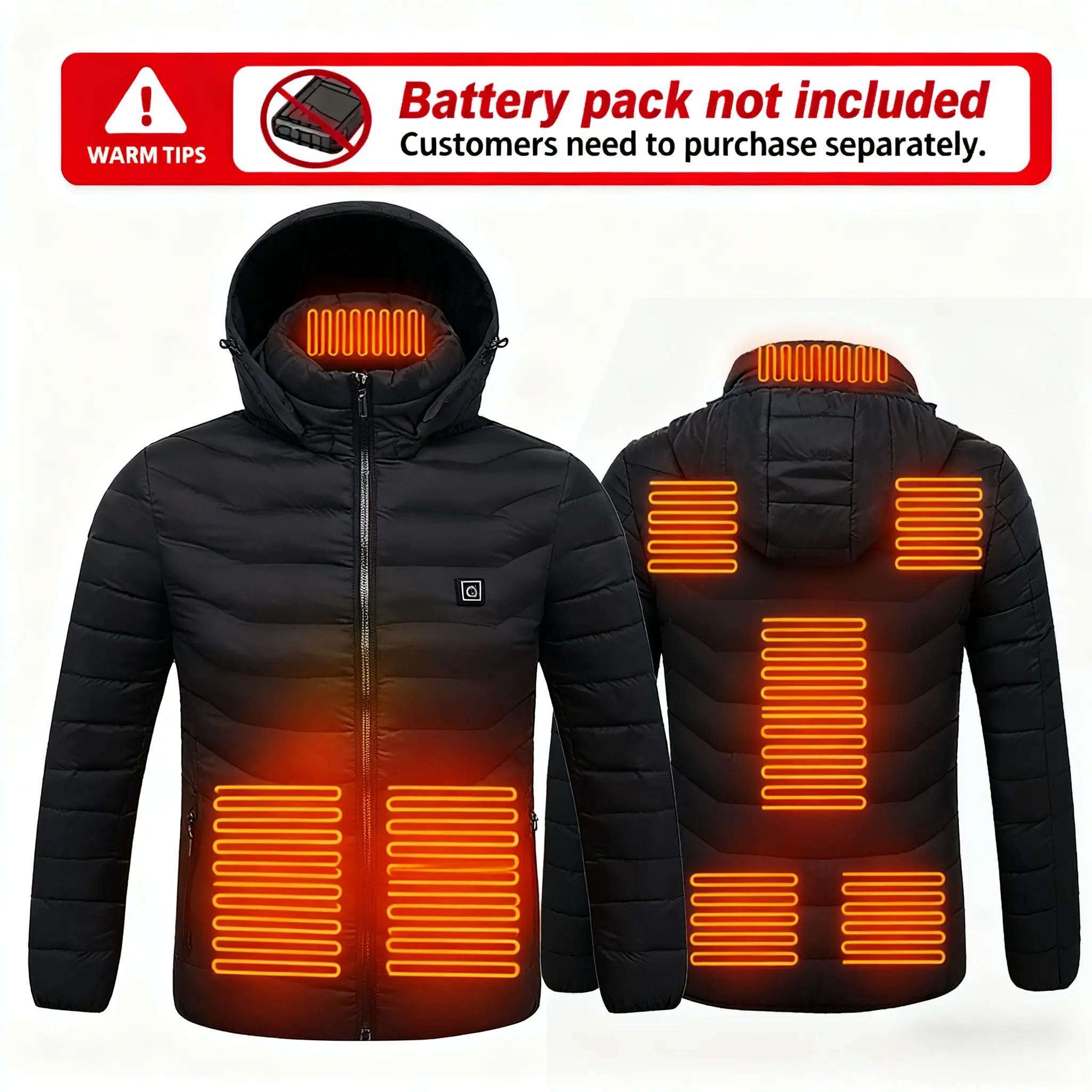 Women's Waterproof Puffer Jacket with Faux Fur Hood, Slim Fit Solid Color Long Sleeve Outerwear for Outdoors, Hiking & Camping, Fitted, Solid Color Jacket, Zipper Hooded Jacket, Table Tennis