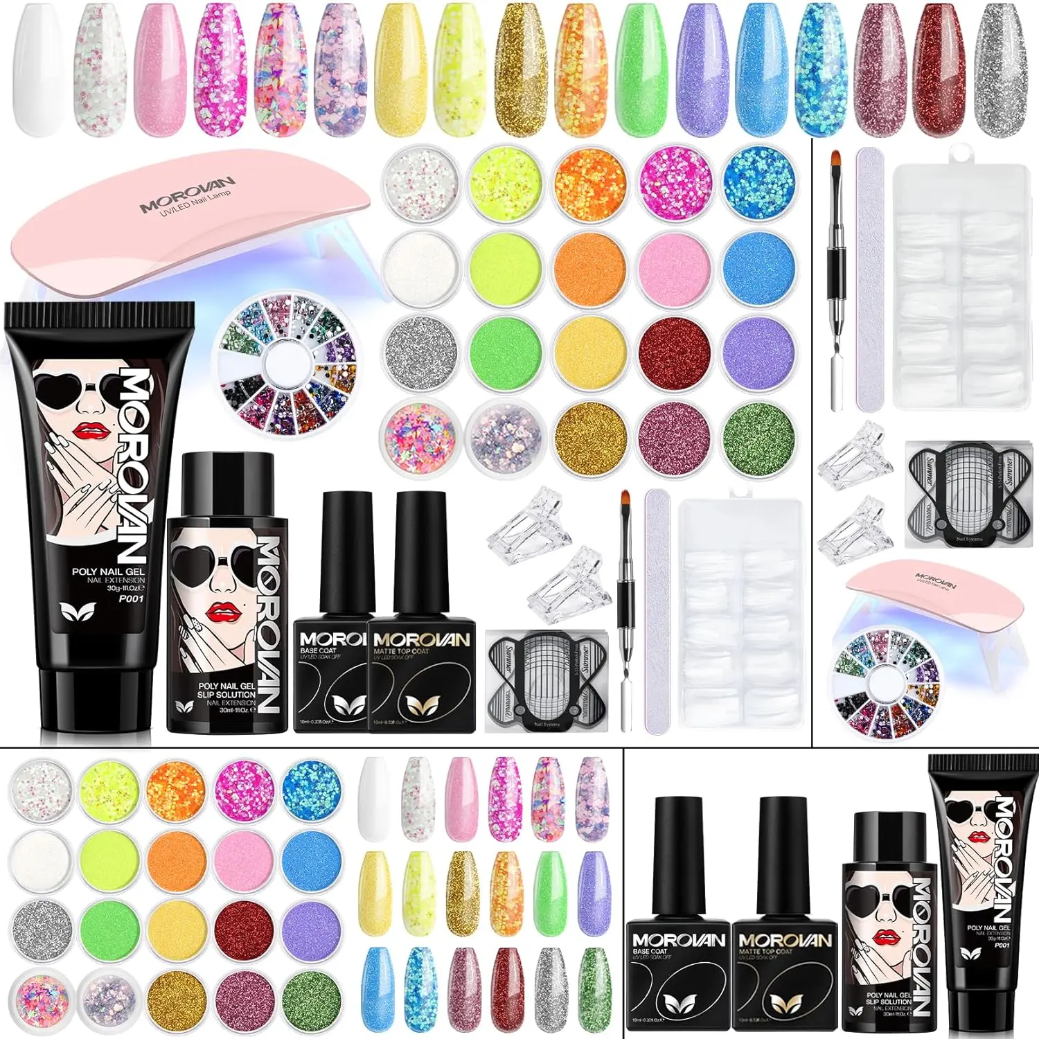 Nail Kit for Beginners with Everything Manicure at home Acrylic Comfort