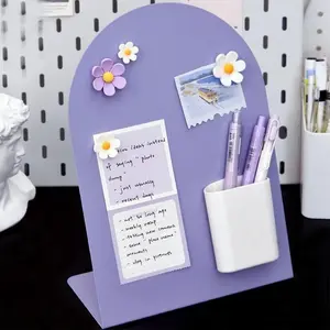 Magnetic Desktop Storage Board, Arch Shape Message Board, Creative Gift, Desk Organizer, Memo Stand, Office Goodie, Note Holder, Work Organizer, Desk Organizer Tidy, Desk Accessories