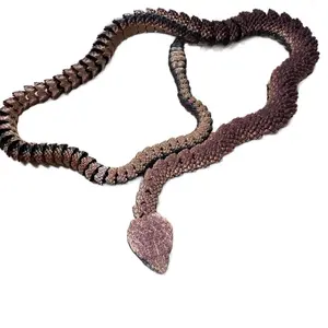 Rattlesnake Figurine - 25 inch - Lifelike Details - Articulating Design - Durable PLA - Decor Room Ornaments