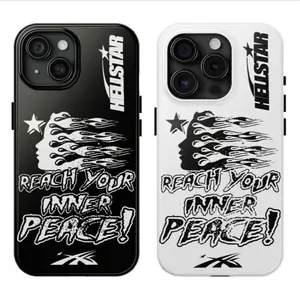 Reach Your Inner Peace Phone Case, Couple Matching Phone Case, Tough Case iPhone 16 15 14 13 12 11 X XR XS XS MAX 7 8 SE - Phone Cases Phone Cover Hard Case Tough 2-piece Phone Case Durable Protection