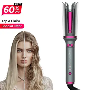 Glam Goddess Automatic Rotating Curling Iron - Tangle-Free, Anti-Scald Hair Curler for Women, Portable Heated Hair Roller, Perfect for Birthday Christmas Gifts