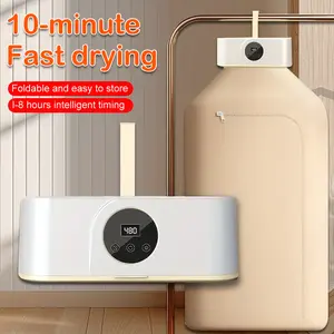 Portable Clothes Dryer Mini Hanging Dryer with 10-minute Fast Drying Foldable Design ,Clothes Dryer with Dryer Bag for Apartment, Dorm, RV - Quick and Easy to Use with Dryer Bag