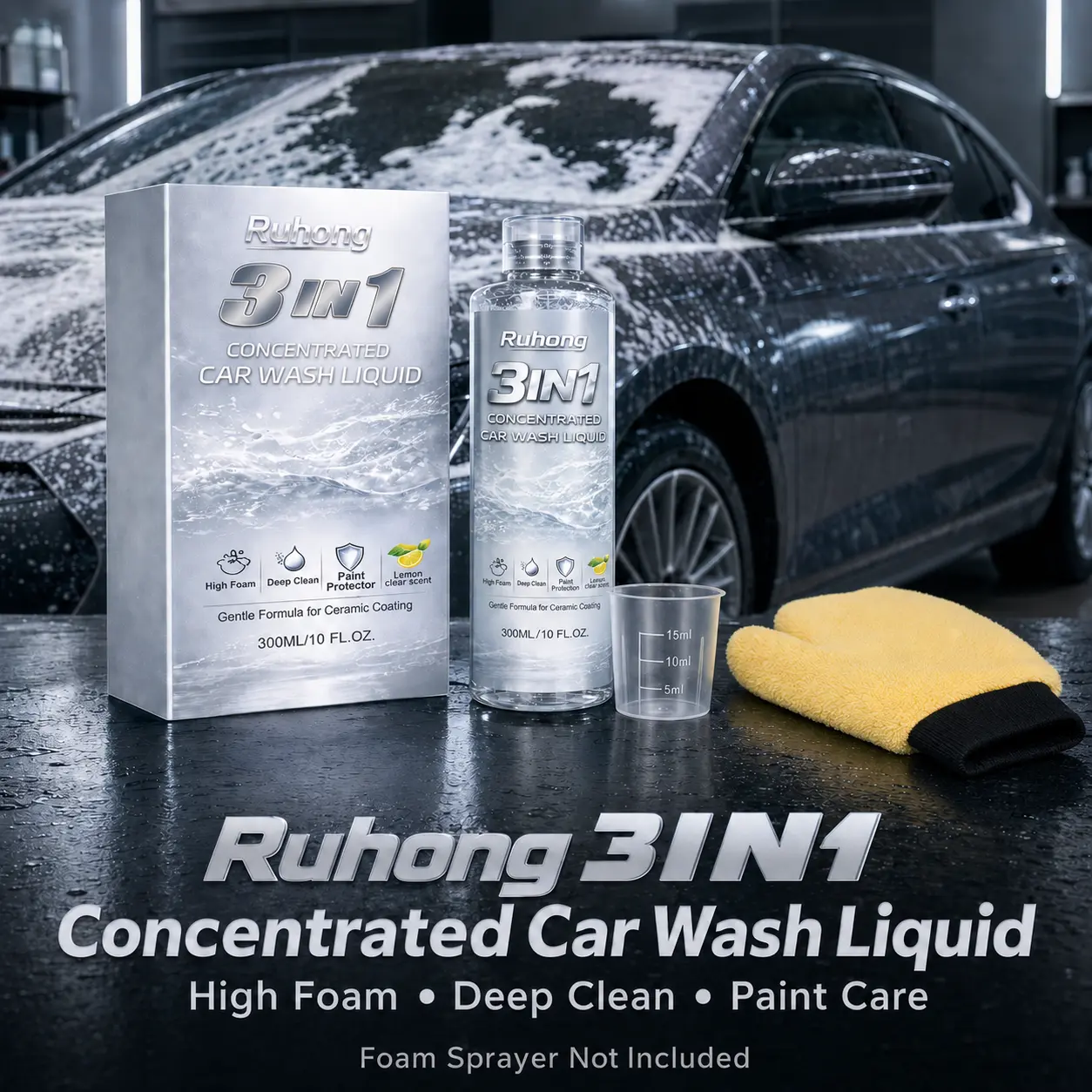 Heavy Duty Multi-Purpose Car Concentrated Foam Stuff Cleaning Kit for paint finish Interior Leather Dashboard Sofa Powerful Cleaner Rapid Odor Eliminator Quick Polish Satin Finish Durable Protection Glossy Automotive Effortless Care Maintenance