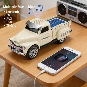 Off-Road Truck Style Bluetooth Speaker LED Lights & Moving Wheels