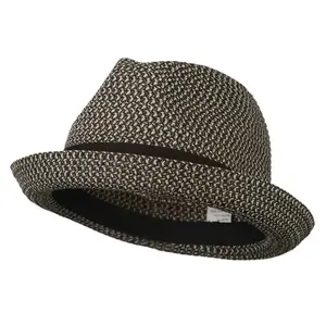 Men's Fedora with Paper Straw Braid Men's Fedora with Paper Straw Braid