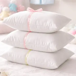 Juego de 3 almohadas blancas