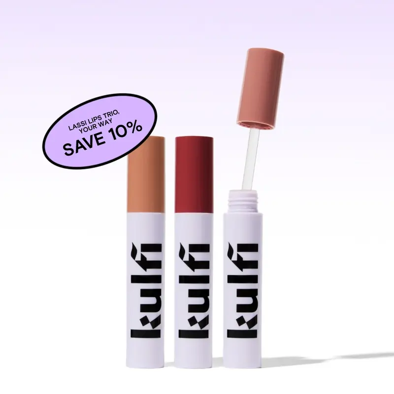 Your Way Lassi Lips Trio- Trio of Staining Lip Oil, Up to 8 Hour Wear, Moisturizing with Vitamin E & Coconut Oil