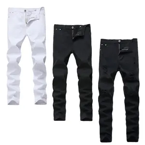 Men's Skinny Slim Fit Stretch Straight Leg Fashion Jeans Pants