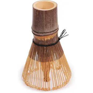Matcha Whisk Chasen - Traditional Handcurled Matcha Utensil - Black - 1 count