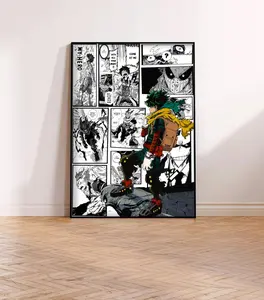 Dark Deku Manga  Print My Hero Academia Anime Wall Art, Poster Gifts