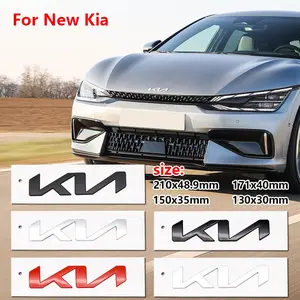Kia-Specific Kn Front Badge for Sportage, K5, Seltos, Stinger, 3D Logo Sticker, Durable Scratch-Resistant Exterior Accessory