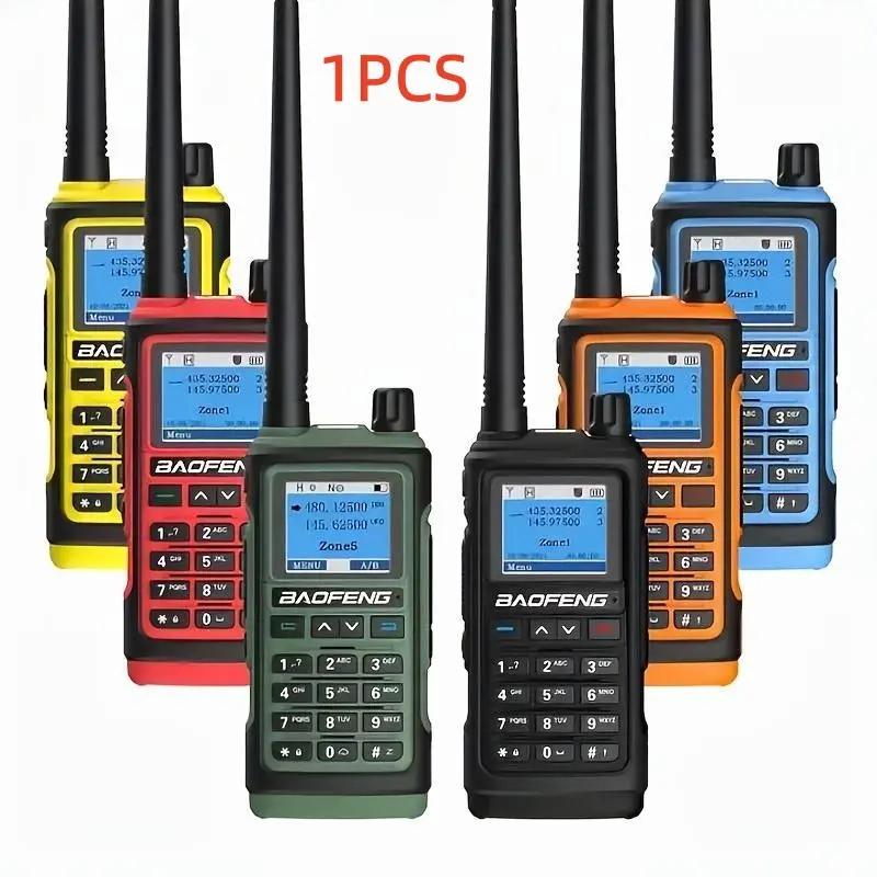 Baofeng Uv17m Handheld Radio, Walkie Talkie Portable, Compact, Rechargeable Waterproof Two-Way Radio, Audio, Long Range Outdoor Use, Dual Band Uhf Vhf, Ideal for Hiking & Camping