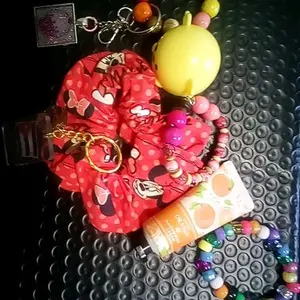 Beautiful Random Stuff - Assorted Colorful Beads, Keychain, and Accessories in Various Shapes and Designs