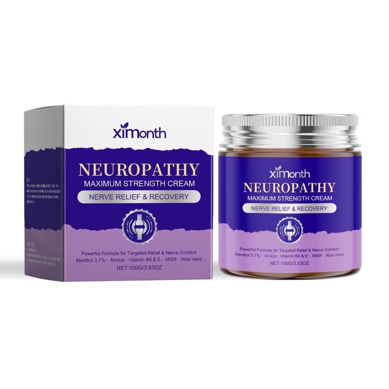 Neuropathic Pain Relief Cream 100g/3.53OZ, Neuropathy Magnesium Cream For Neuropathy Magnesium Body Butter Deeply Moisturizes Skin, Neuropathy Cream Magnesium,Keep Soft Smooth