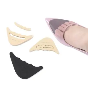 Soft Sponge Adjustable Shoe Filler with Toe Anti-slip Bottom Stick for High Heels Thick Soft Breathable Sport Dress Casual Boots Insoles