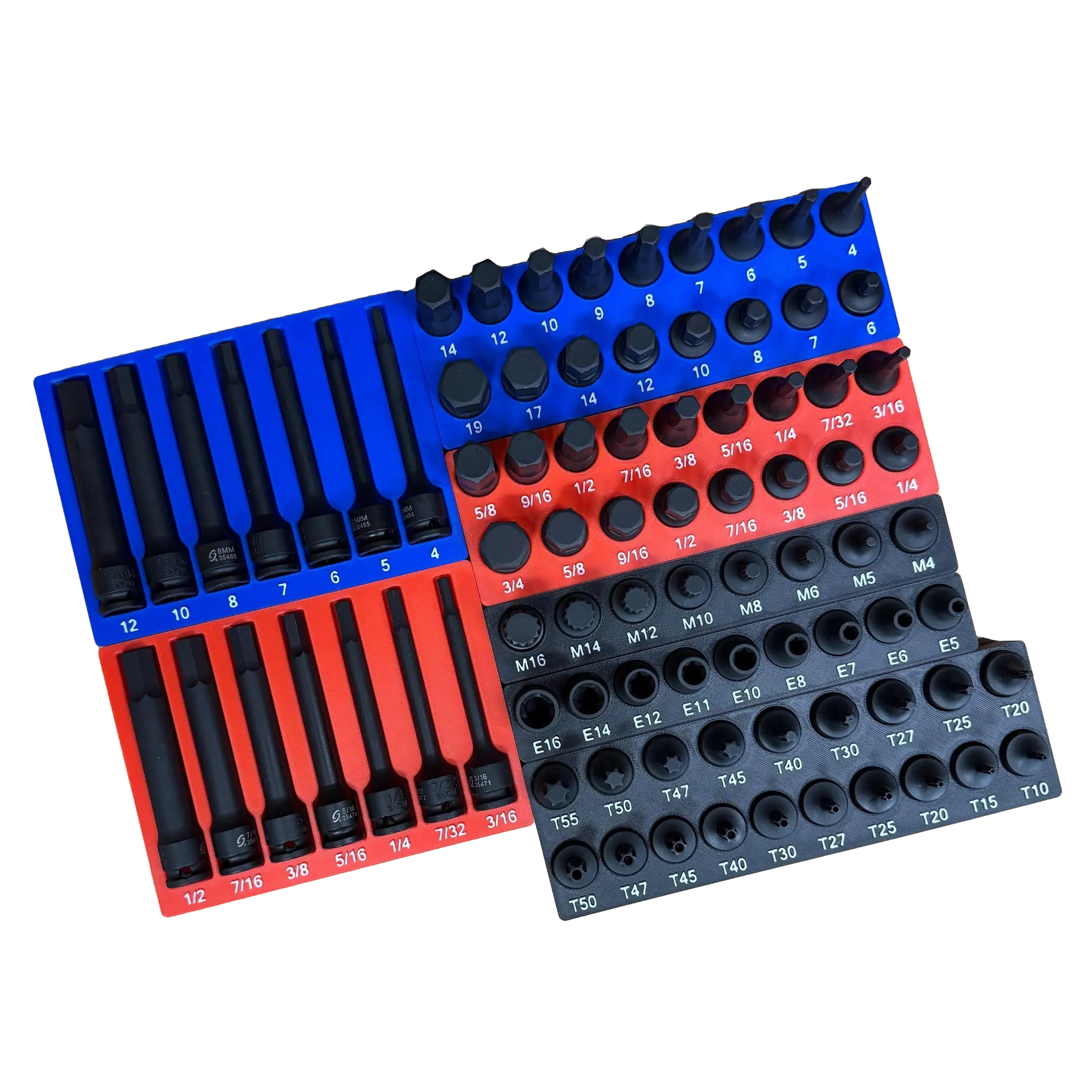 Sunex 84-Piece 3/8″ Master Impact Bit Socket Set – SAE & Metric #3569 | No Tools Included!